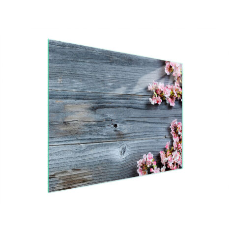 Glasschneidebrett 52x40 Holz