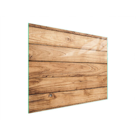Glasschneidebrett 52x40 Holz