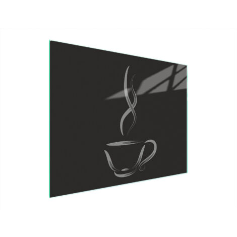 Glasschneidebrett 52x40 Kaffee