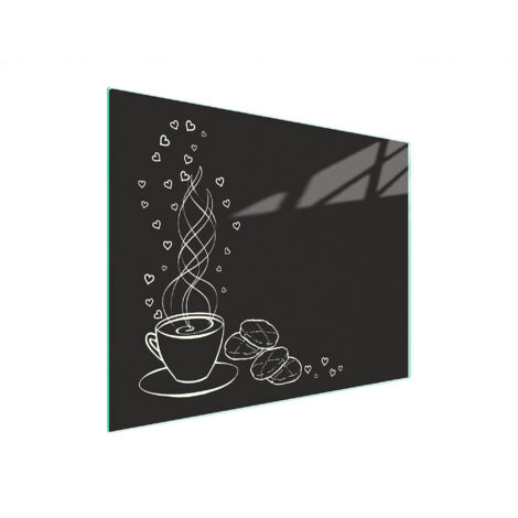 Glasschneidebrett 52x40 Kaffee