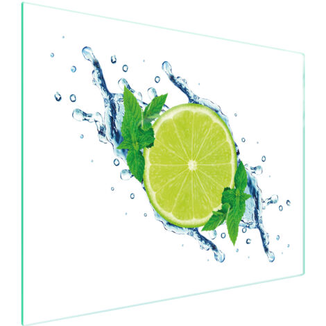 Glasschneidebrett 52x40 Limette