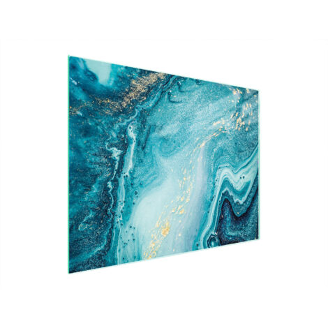 Glasschneidebrett 52x40 Marmor