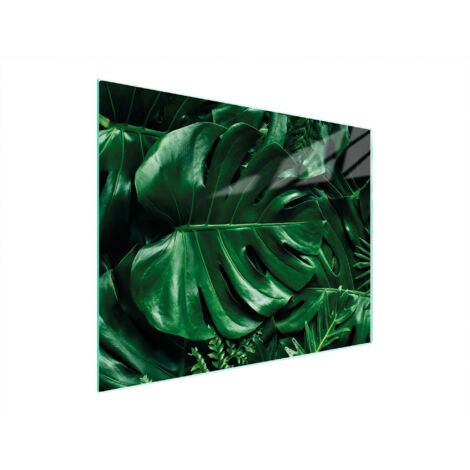 Glasschneidebrett 52x40 MONSTERA