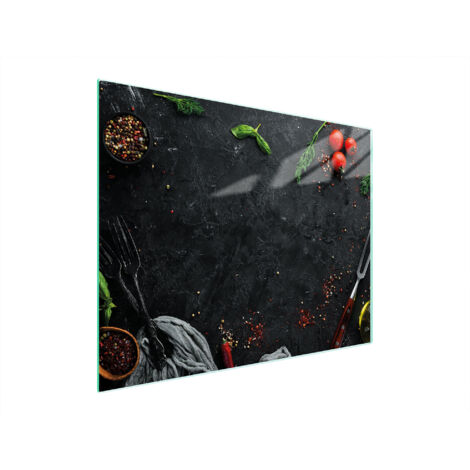 Glasschneidebrett 52x40 schiefer