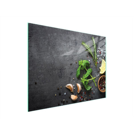Glasschneidebrett 52x40 schiefer