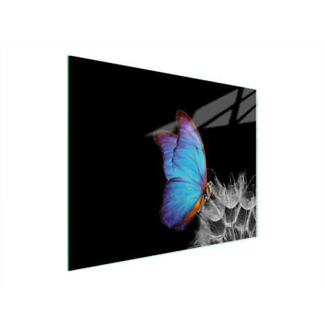 Glasschneidebrett 52x40 Schmetterling