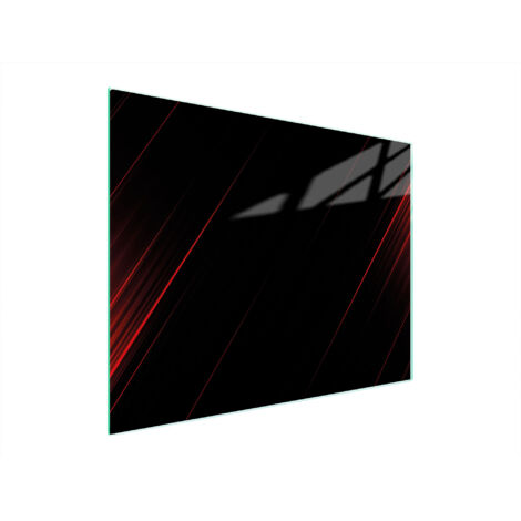 Glasschneidebrett 52x40 Schwarz