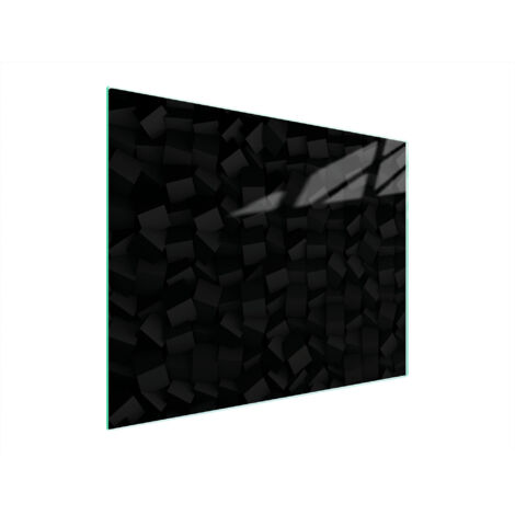 Glasschneidebrett 52x40 Schwarz