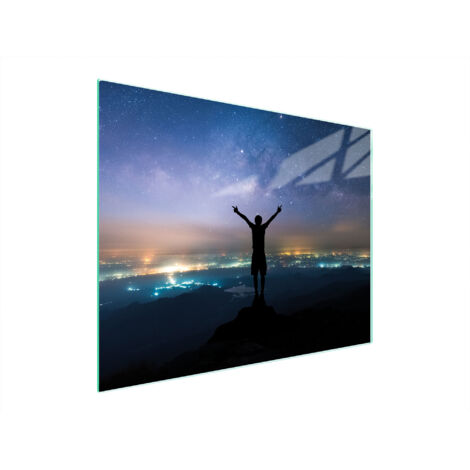 Glasschneidebrett 52x40 Sterne