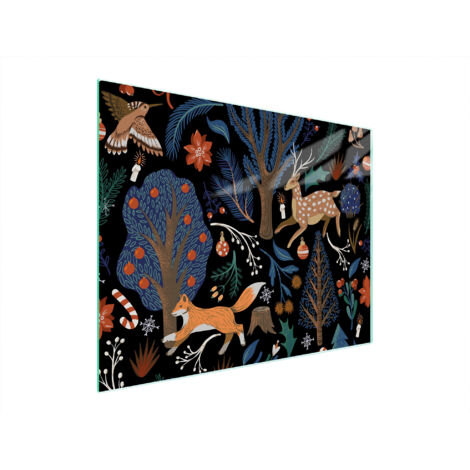 Glasschneidebrett 52x40 Tiere