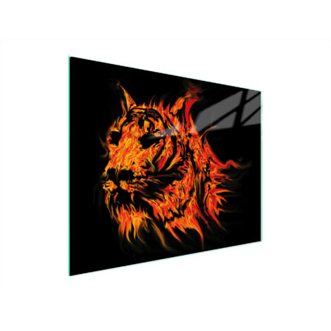 Glasschneidebrett 52x40 TIGER