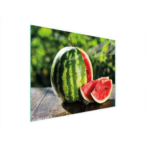 Glasschneidebrett 52x40 Wassermelone