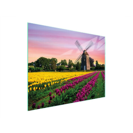 Glasschneidebrett 52x40 Wiese
