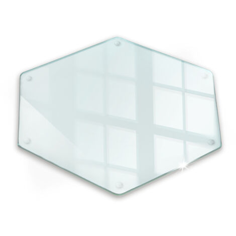 Glasschneideplatten - Schneidebrett aus Glas - Transparent - Herdabdeckplatten - Gehärtetes Glas – h40 cm