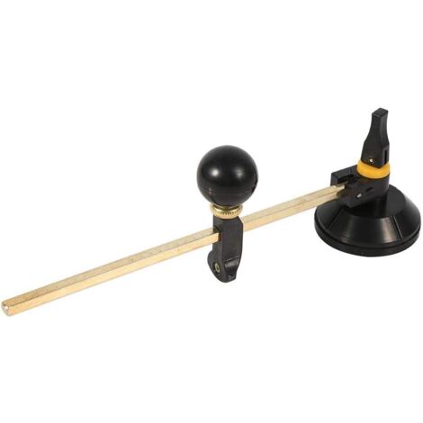Glasschneider, hochwertiger verstellbarer Glaszirkel, runder Kreisschnitt mit max. 40 cm Runddurchmesser (1 Stück/Packung)