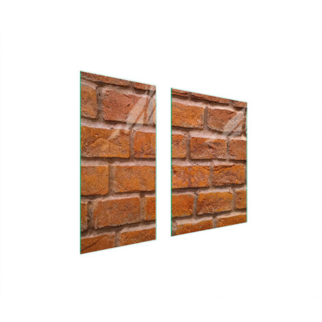 GLASSCHUTZPLATTE 75x52 BRICK
