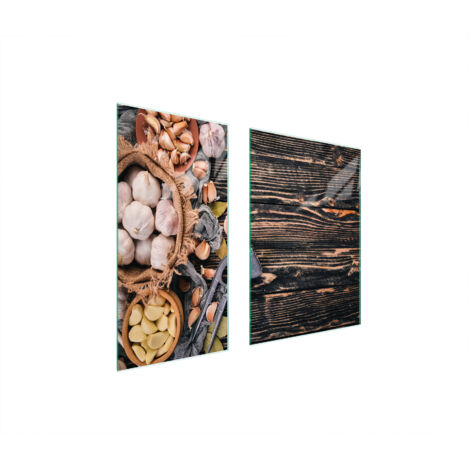 Glasschutzplatte 75x52 Lebensmittel
