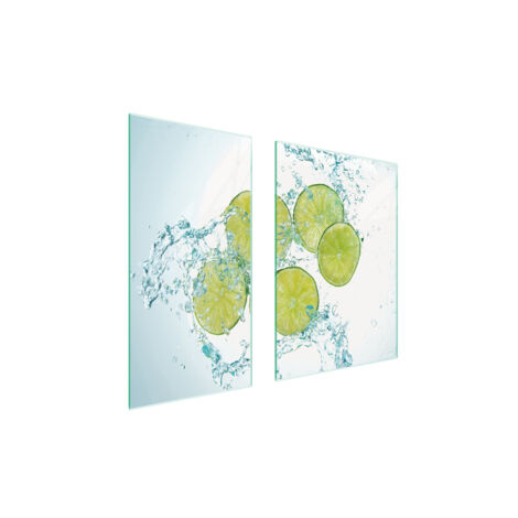 GLASSCHUTZPLATTE 75x52 LIMETTE