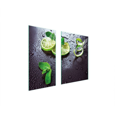 GLASSCHUTZPLATTE 75x52 LIMETTE
