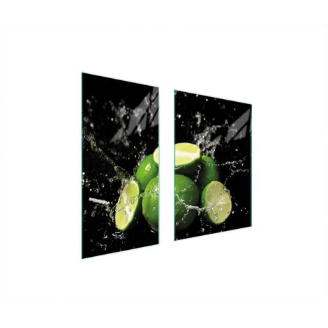 GLASSCHUTZPLATTE 75x52 LIMETTE