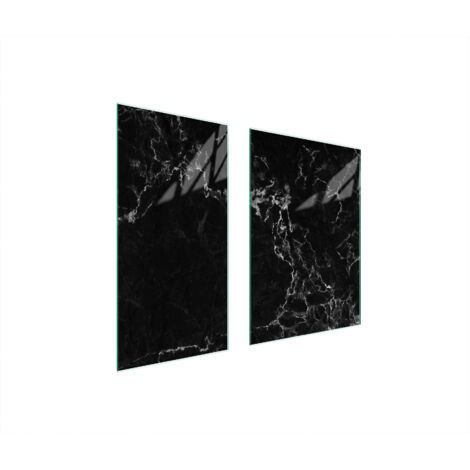 GLASSCHUTZPLATTE 75x52 MARMOR