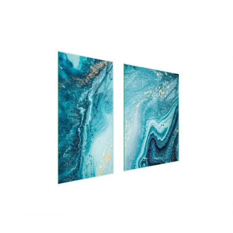 GLASSCHUTZPLATTE 75x52 MARMOR