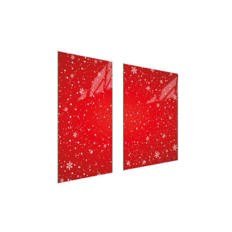 GLASSCHUTZPLATTE 75x52 ROT
