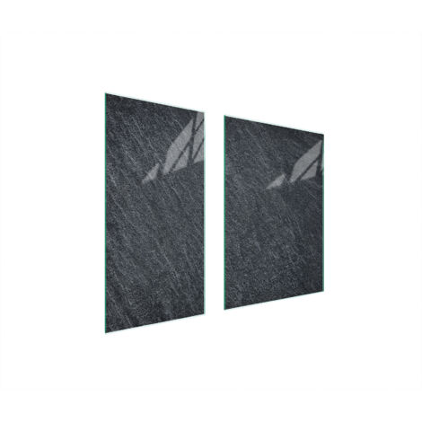 GLASSCHUTZPLATTE 75x52 SCHIEFER