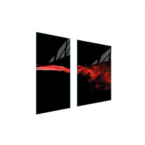 GLASSCHUTZPLATTE 75x52 SCHWARZ