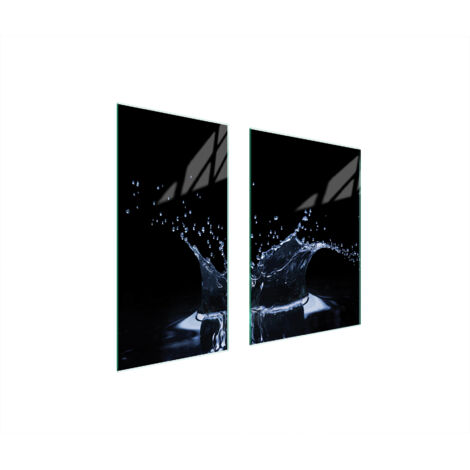 GLASSCHUTZPLATTE 75x52 WASSER