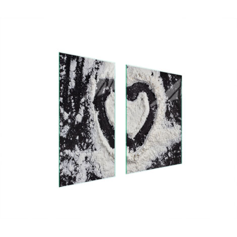 Glasschutzplatte Board 75x52 Herz
