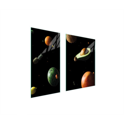 Glasschutzplatte Board 75x52 Obst