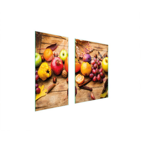 Glasschutzplatte Board 75x52 Obst