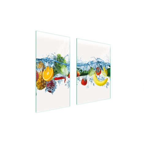 Glasschutzplatte Board 75x52 Obst