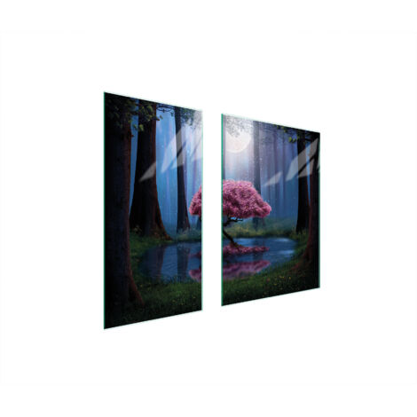 GLASSCHUTZPLATTE BOARD 75x52 TREE