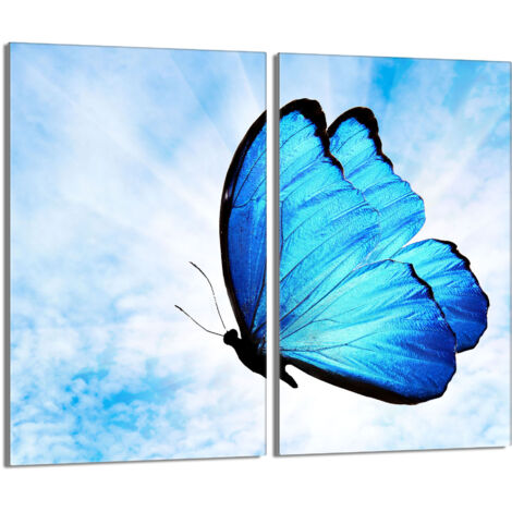 Glasschutzplatte für den Herd 2x30x52 Butterfly