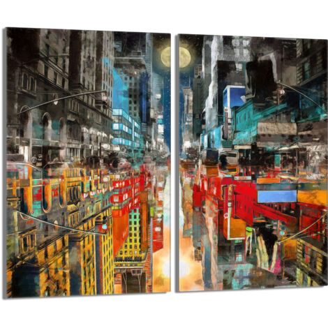 Glasschutzplatte für den Herd 2x30x52 City