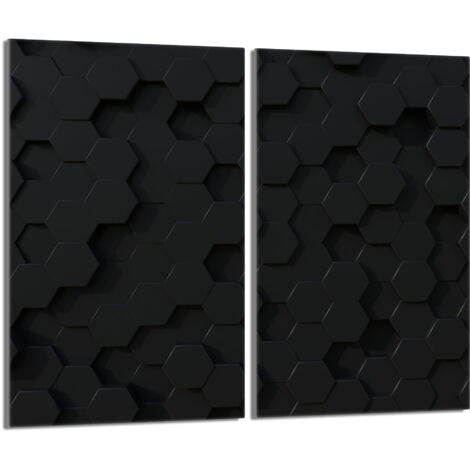 Glasschutzplatte für den Herd 2x30x52 Muster