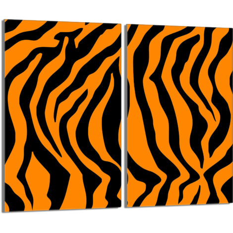 Glasschutzplatte für den Herd 2x30x52 Tiger