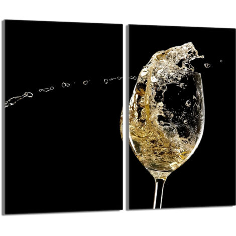 Glasschutzplatte für den Herd 2x30x52 Wein