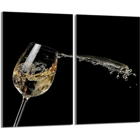Glasschutzplatte für den Herd 2x30x52 Wein
