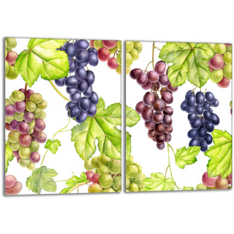 Glasschutzplatte für den Herd 2x40x52 Fruit