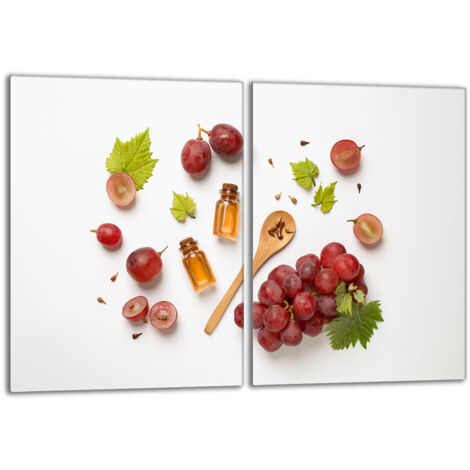 Glasschutzplatte für den Herd 2x40x52 Fruit