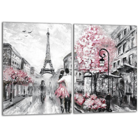 Glasschutzplatte für den Herd 2x40x52 Paris