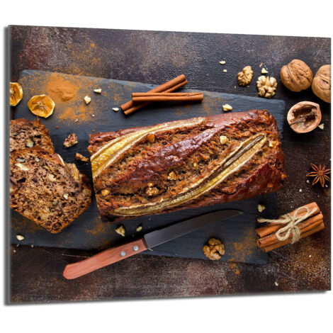 Glasschutzplatte für den Herd 60x52 Brot