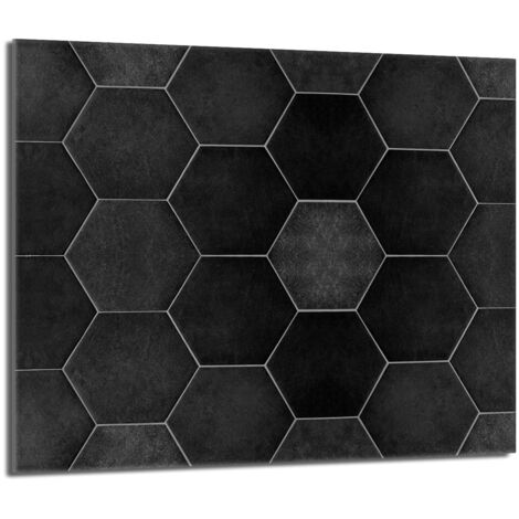 Glasschutzplatte für den Herd 60x52 Fliese