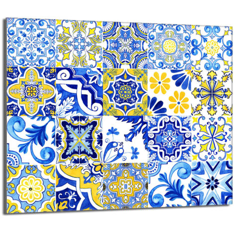 Glasschutzplatte für den Herd 60x52 Mosaik