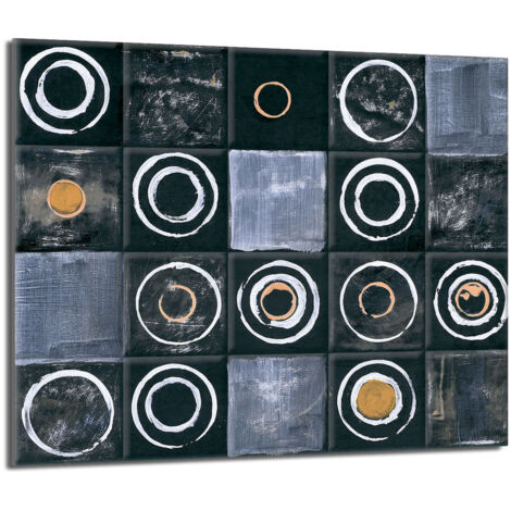 Glasschutzplatte für den Herd 60x52 Muster