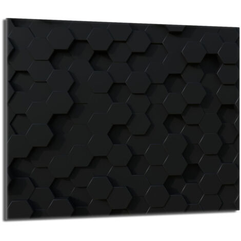 Glasschutzplatte für den Herd 60x52 Muster