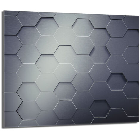 Glasschutzplatte für den Herd 60x52 Muster